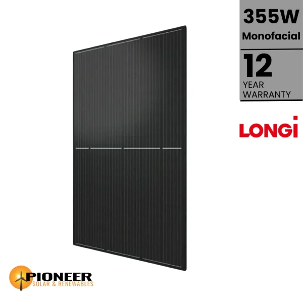 LONGi 355W Monofacial Solar Panel Pioneer Solar Renewables