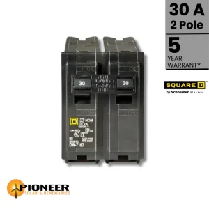 Homeline AC Breaker - 30A / 2 pole / 120-240 volt | Pioneer Solar and Renewables Inc.