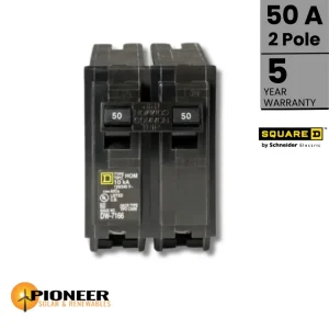 Homeline AC Breaker - 50A / 2 pole / 120-240 volt | Pioneer Solar and Renewables Inc.