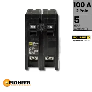 Homeline AC Breaker - 100A / 2 pole / 120-240 volt | Pioneer Solar and Renewables Inc.