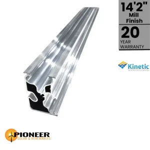 Kinetic 14'2" Mill Finish Rail | Pioneer Solar and Renewables Inc.