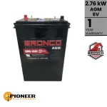 Bronco 2.76kW AGM Battery | Pioneer Solar and Renewables Inc.