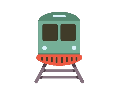 Carbon emissions of a train compared to solar offset.