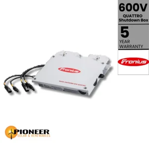 Fronius QUATTRO 4-Channel Rapid Shutdown Solution - Pioneer Solar and Renewables Inc. provides top-tier solar safety and efficiency solutions.